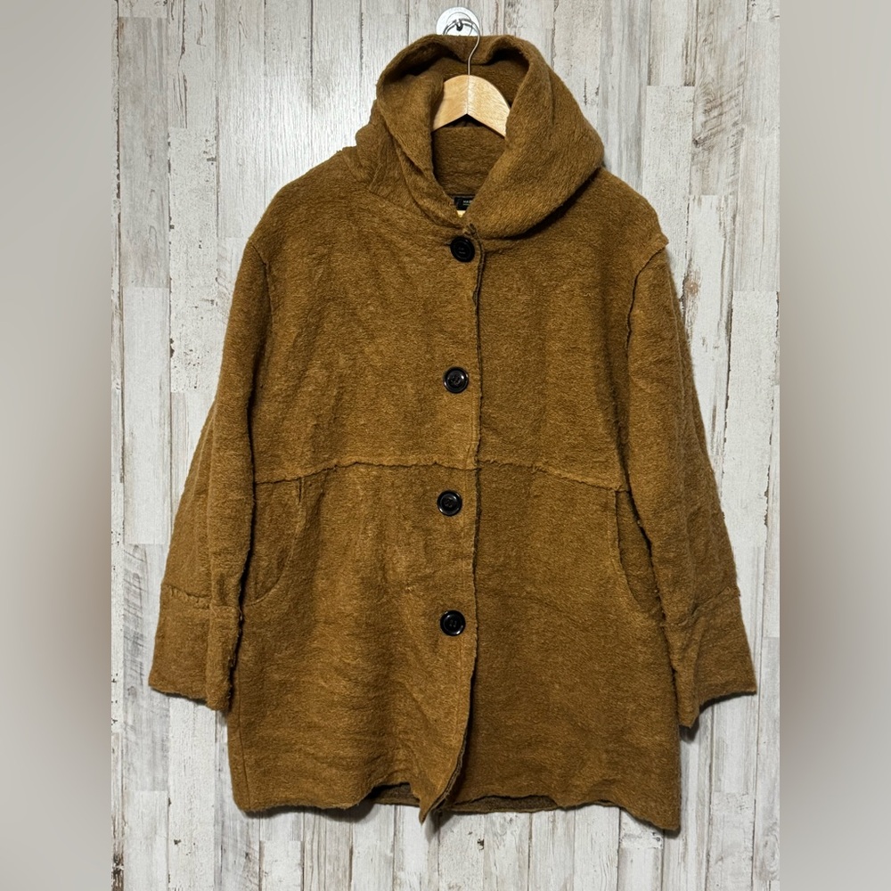 Caterina Italian Wool Blend Coat OS